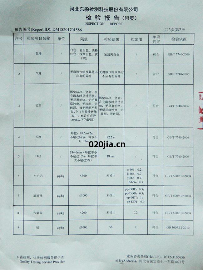 檢(jian)驗報(bao)告